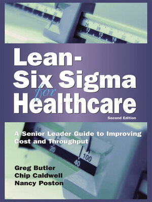 cover image of Lean Six Sigma for Healthcare